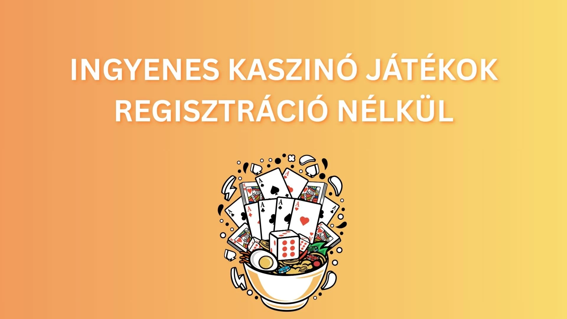 Ingyenes kaszinó játékok regisztráció nélkül