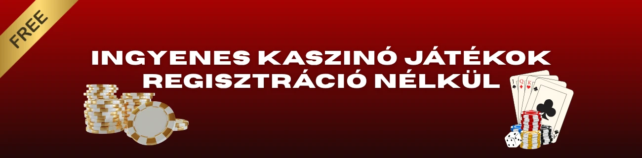 ingyenes kaszinó játékok regisztráció nélkül